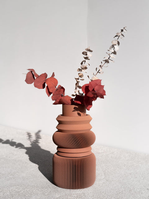 Nu Terracotta Modular Vase