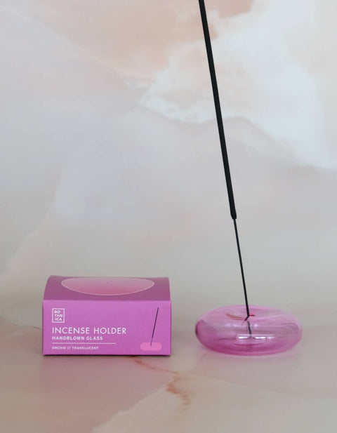 Glass Incense Holder