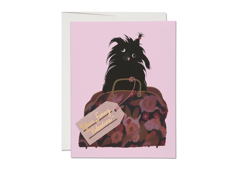 Funny Valentine Dog Card