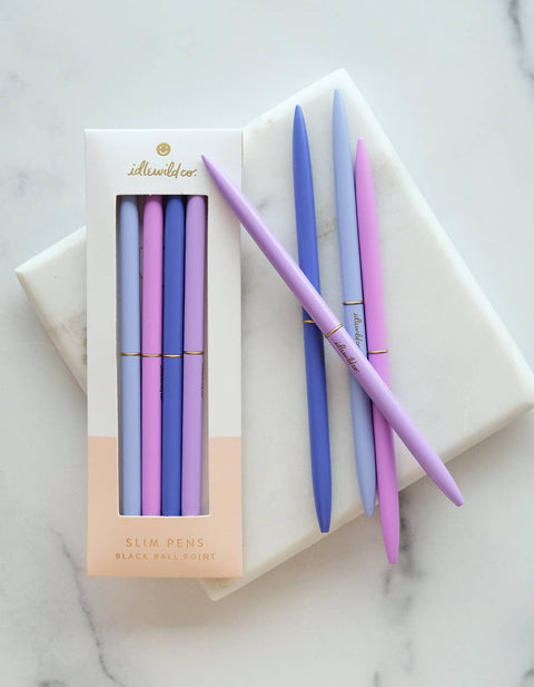 Slim Pen Violets, Set of Four