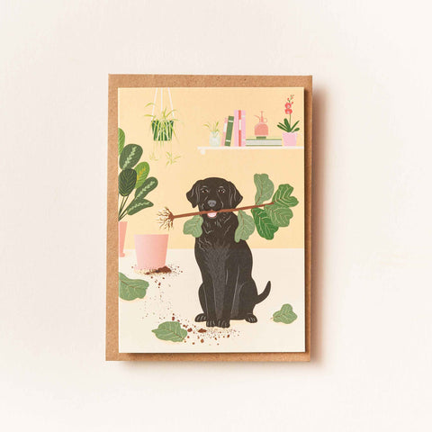 Labrador Dog Greetings Card