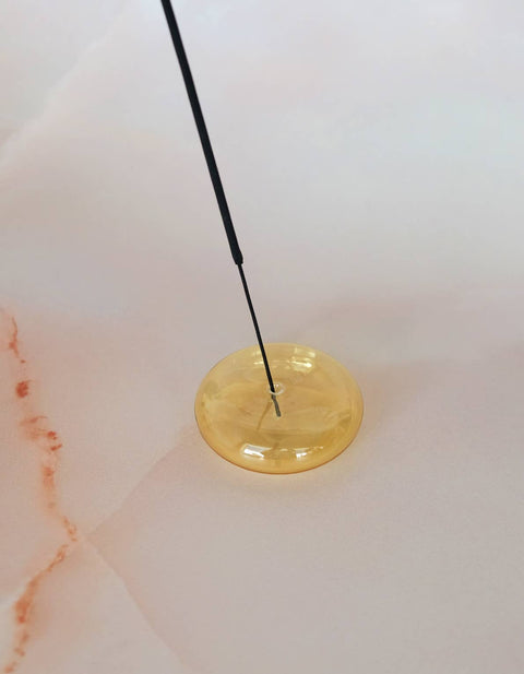 Glass Incense Holder