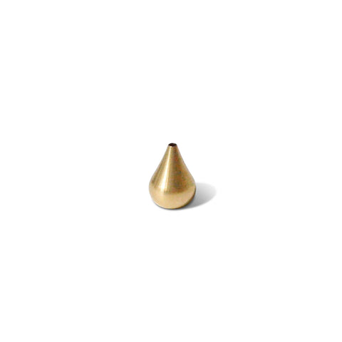 Tall Waterdrop Brass Incense Holder