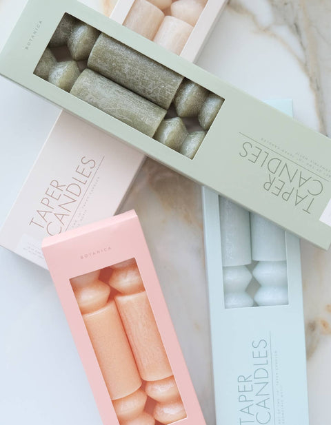 Geometric Taper Candles
