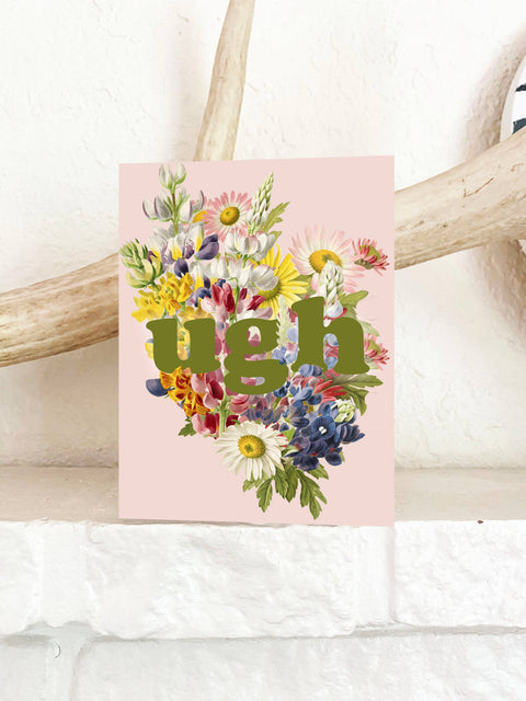 Ugh Funny Card