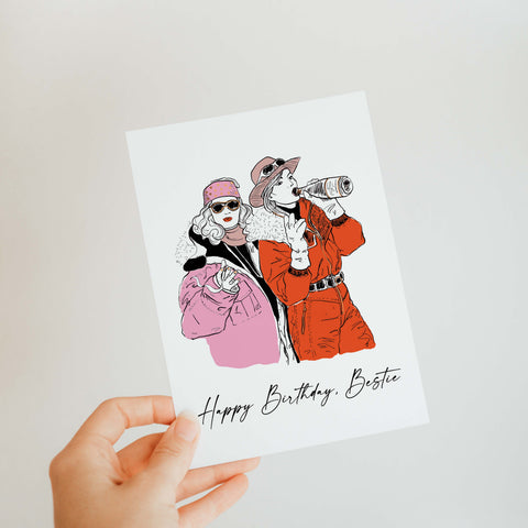 Besties Birthday Card