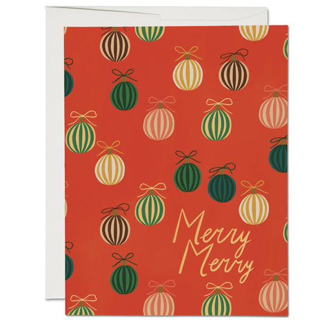 Merry Ornaments Card