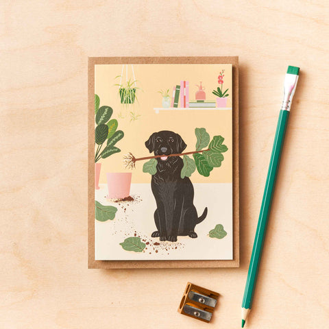 Labrador Dog Card