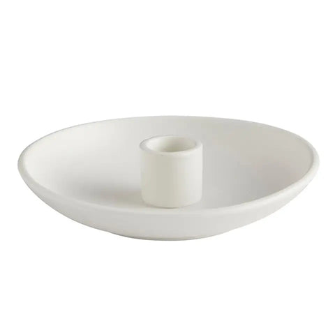 Dish Taper Candleholder