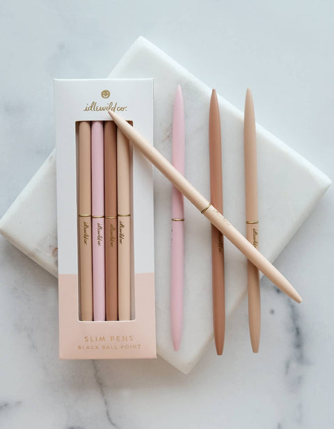 Nude Blush Slim Pen, Set of Four