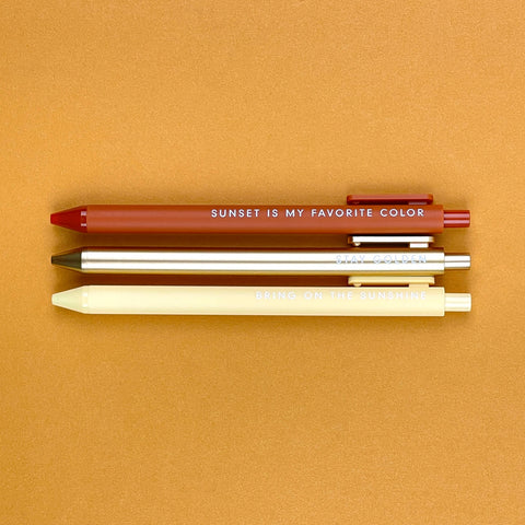 Sunshine Pen: Set of 3