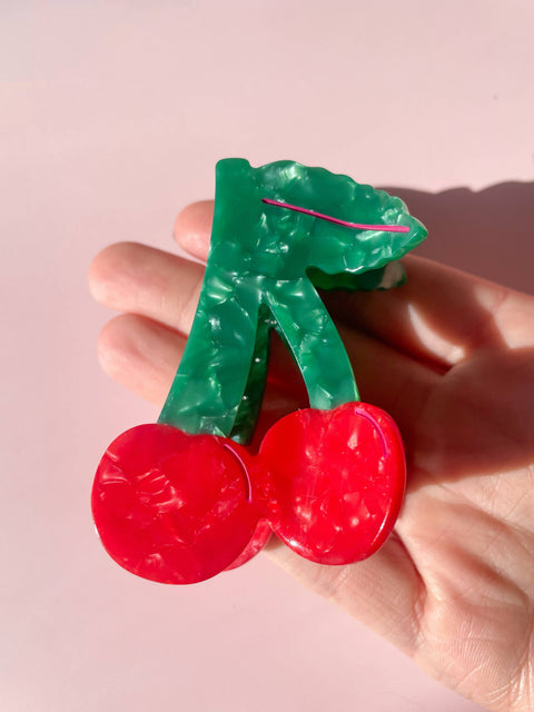 Cherry Hair Clip