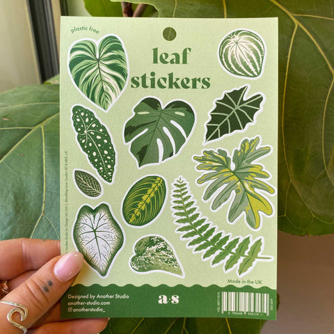 Houseplant Leaves Sticker Sheet