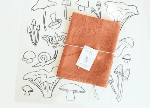 Mushroom Tea Towel