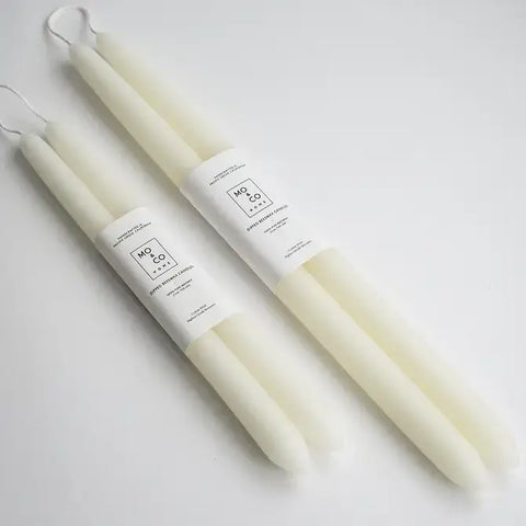 100% Beeswax Taper Candles