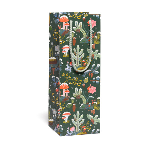 Holiday Moss Booze Gift Bag