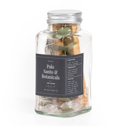 Palo Santo & White Sage Smudging Jar Set