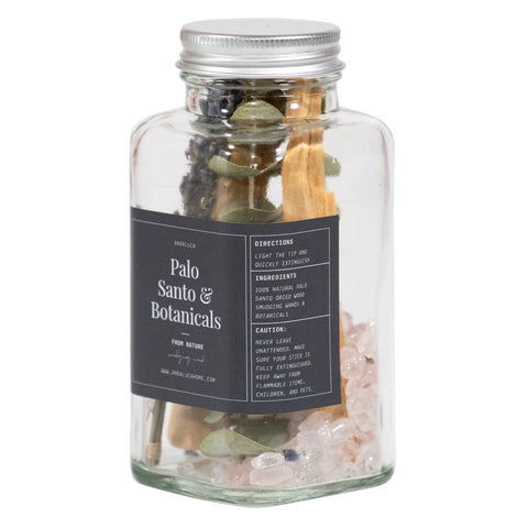 Palo Santo & Lavender Smudging Jar Set