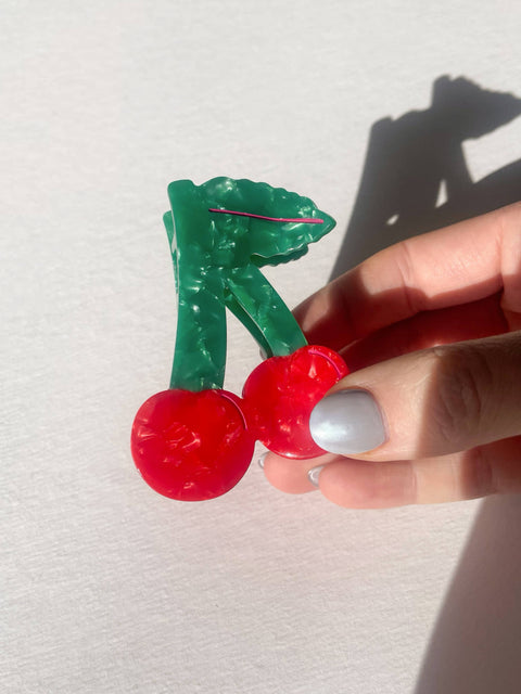 Cherry Hair Clip