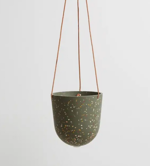 Terrazzo Dome Hanging Planter