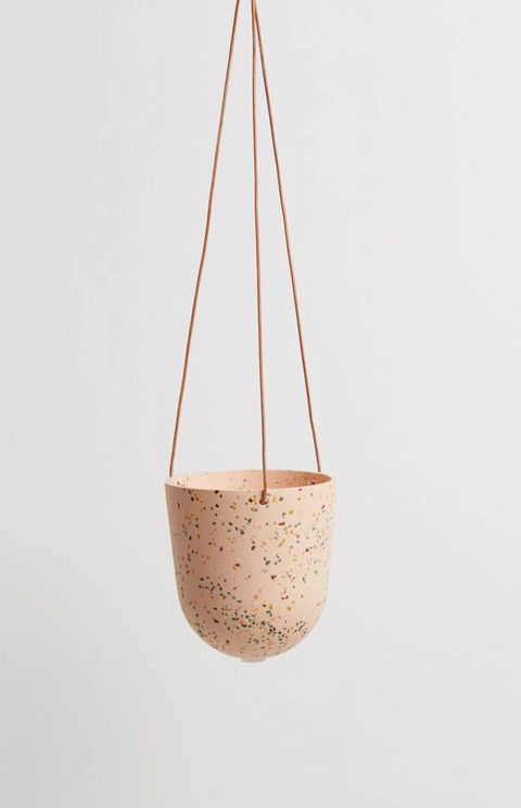 Terrazzo Dome Hanging Planter