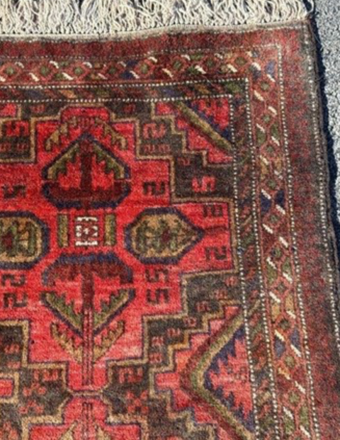 #17 Vintage Balouchi Handmade Rug 2'10" x 4'3"