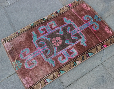 #12 Small Vintage Rug 1.7x2.7'