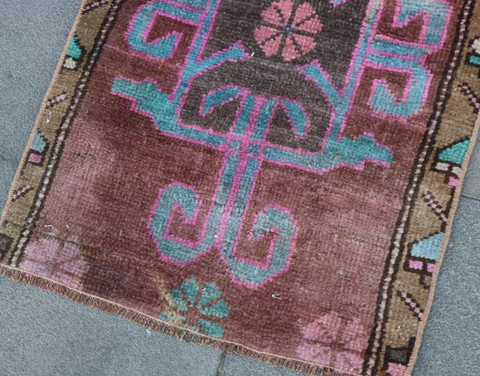 #12 Small Vintage Rug 1.7x2.7'