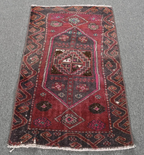#17 Vintage Oushak Rug 2x3'