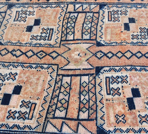 #3 Vintage Herki Rug 50x153"