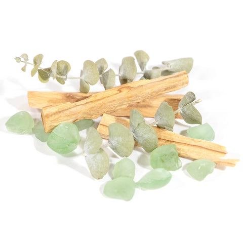 Palo Santo & Eucalyptus Smudging Jar Set
