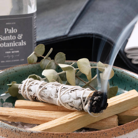 Palo Santo & White Sage Smudging Jar Set