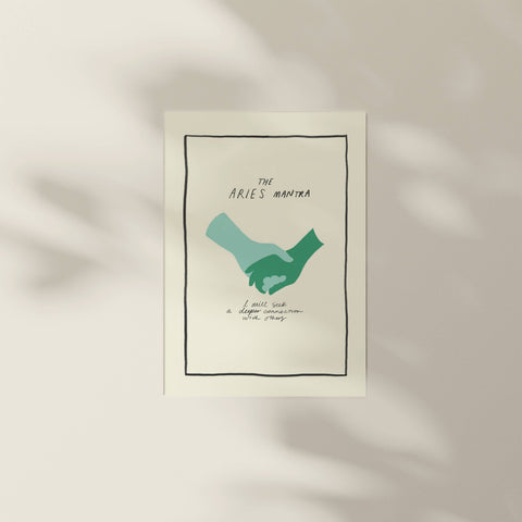 Hand-Drawn Zodiac Mantra Prints