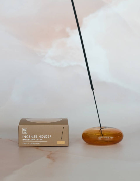 Glass Incense Holder