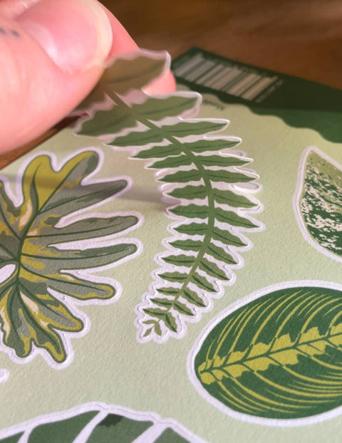 Houseplant Leaves Sticker Sheet