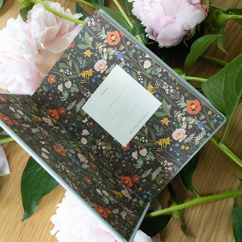 Wild Flowers | Mini Linen Journal