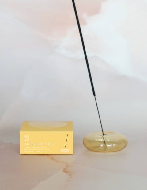 Glass Incense Holder