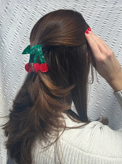 Cherry Hair Clip