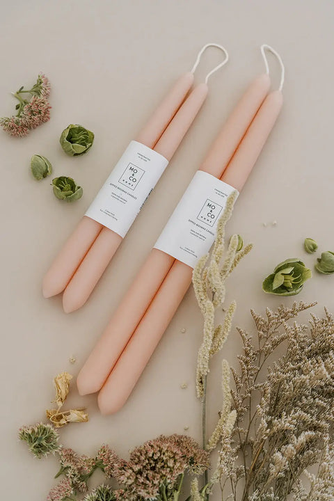 100% Beeswax Taper Candles