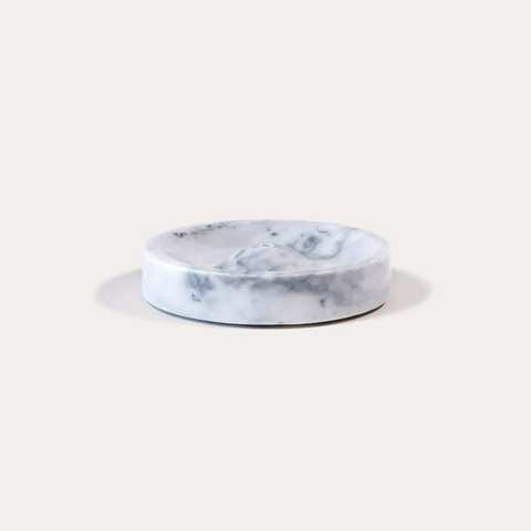 Sacred Stone Incense Holder in Light Grey