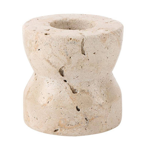 Travertine Candleholder