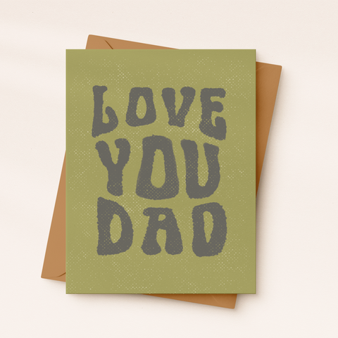 Love You Dad Card