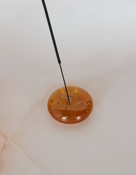 Glass Incense Holder