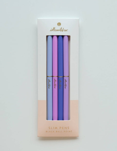 Slim Pen Violets, Set of Four