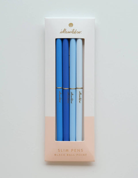 Slim Pen Baby Blues, Set of Four