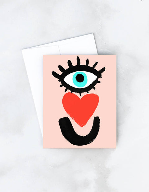 Eye <3 U Card