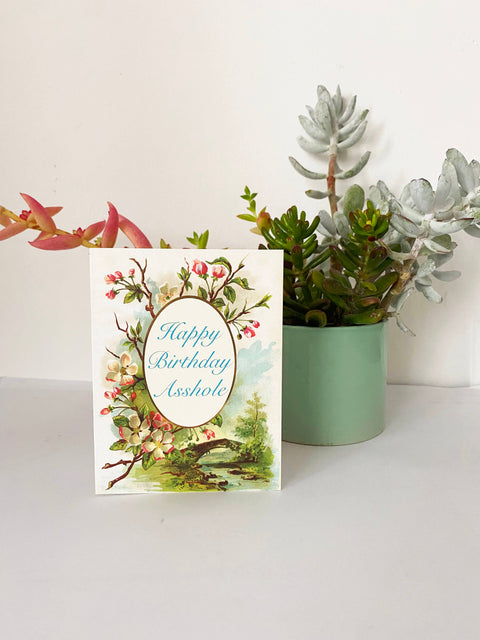Happy Birthday Asshole Card