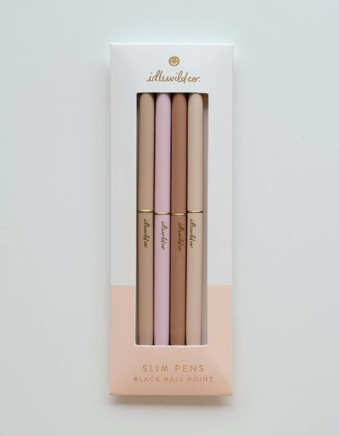 Nude Blush Slim Pen, Set of Four