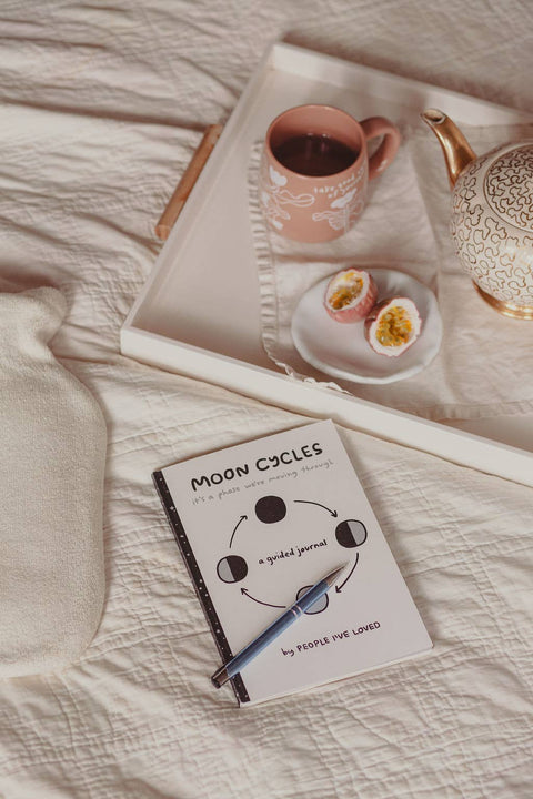 Moon Cycles Guided Journal