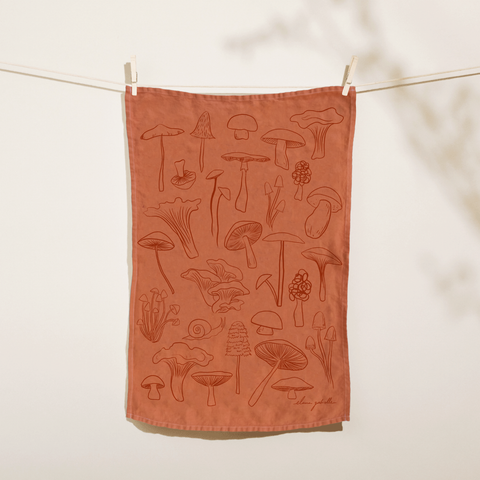 Mushroom Tea Towel